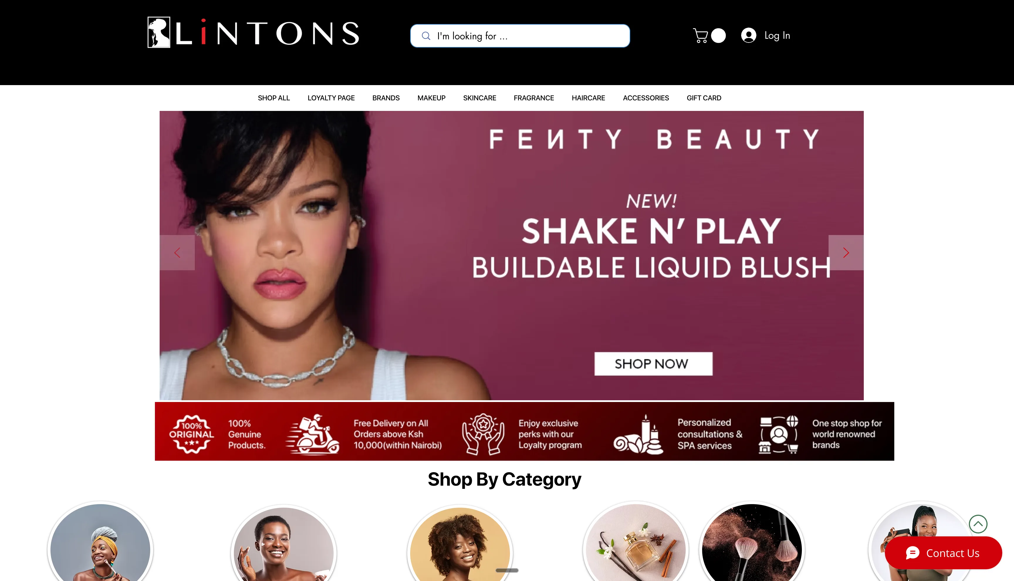 Lintons Beauty — E-commerce